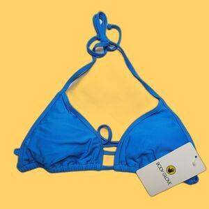 NWT Body Glove Smoothies Dita Triangle Bikini SwimTop Size Medium Wave 3950600A